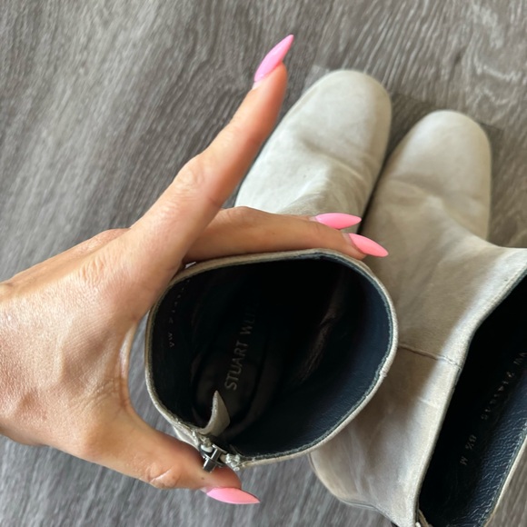 Stuart Weitzman Tan Suede Booties - Picture 5 of 7